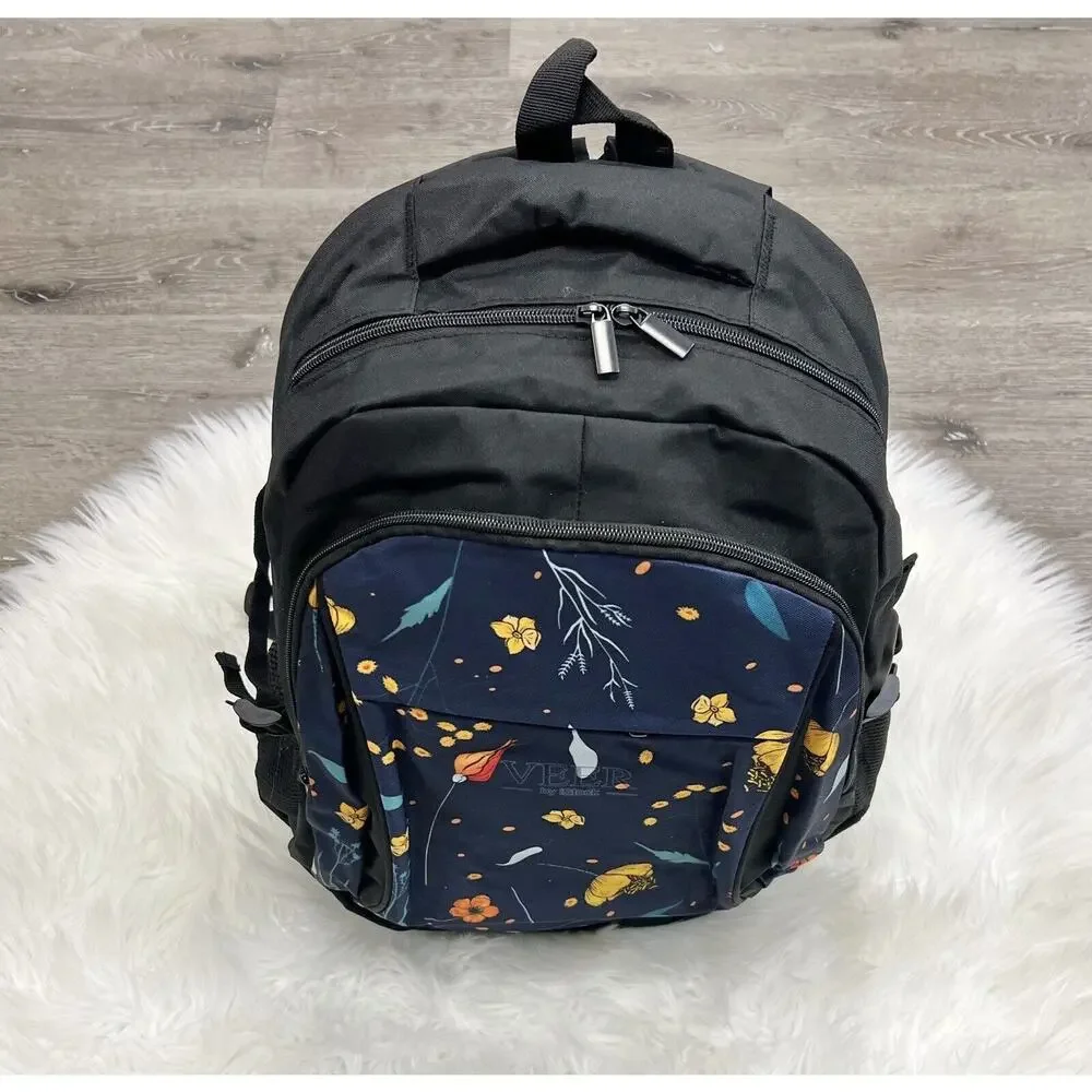 Floral Backpack With Charging Insert By Veer‎